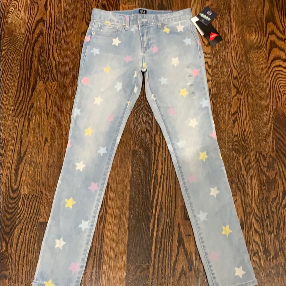 Girls Gap high stretch skinny jeans